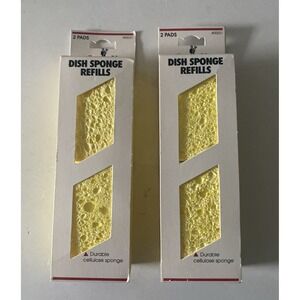 Lot of 2 Libman Dish Sponge Refills New in Pack 4 Pads Total #00031